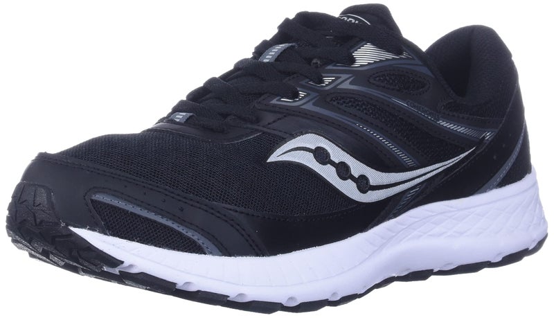 Saucony Women's Cohesion 13 Running Shoe, Grey/Black, 7 - Image 1
